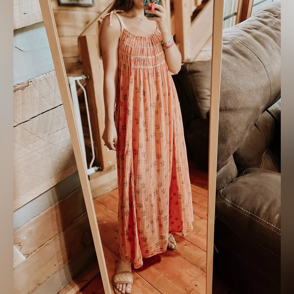 Free People Azure Maxi Dress Size XL